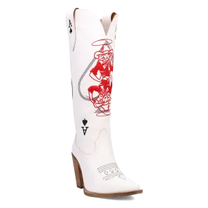 Ace of Spades Leather Boot