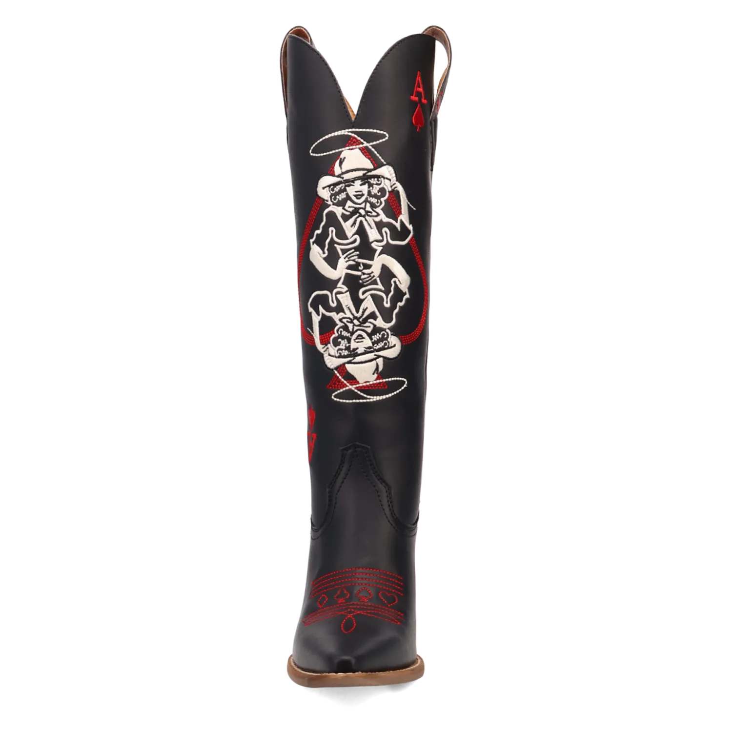 Ace of Spades Leather Boot