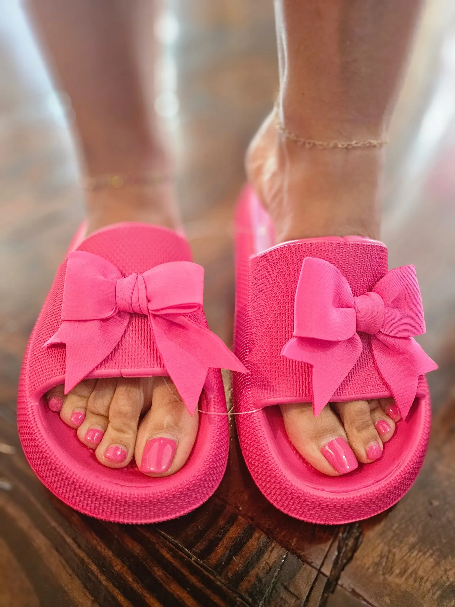 Jane Marie Hot Pink Eloise Open Toe Sandal