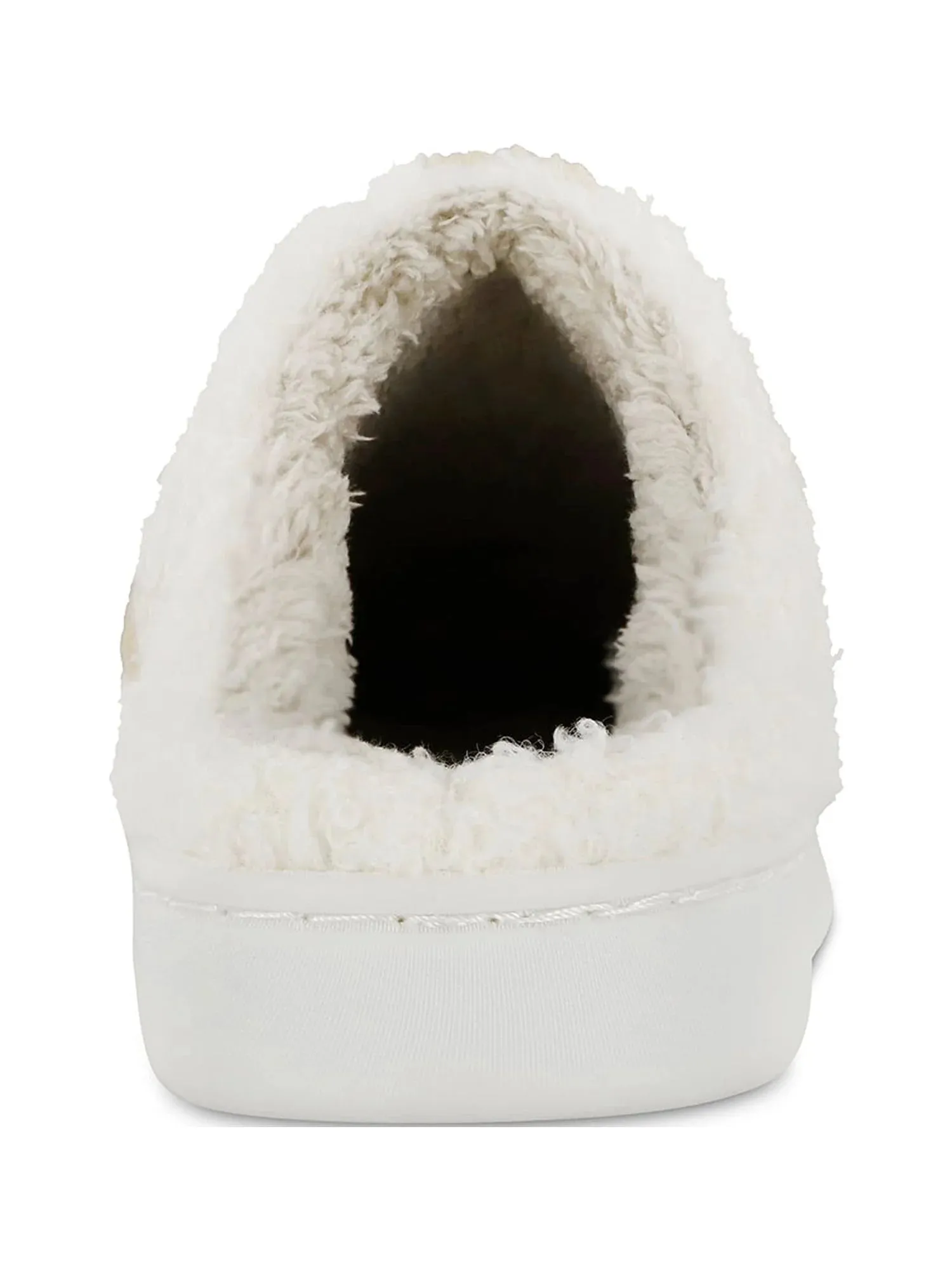 S R Women's Smiley Graphic Cozy Slide Slipper