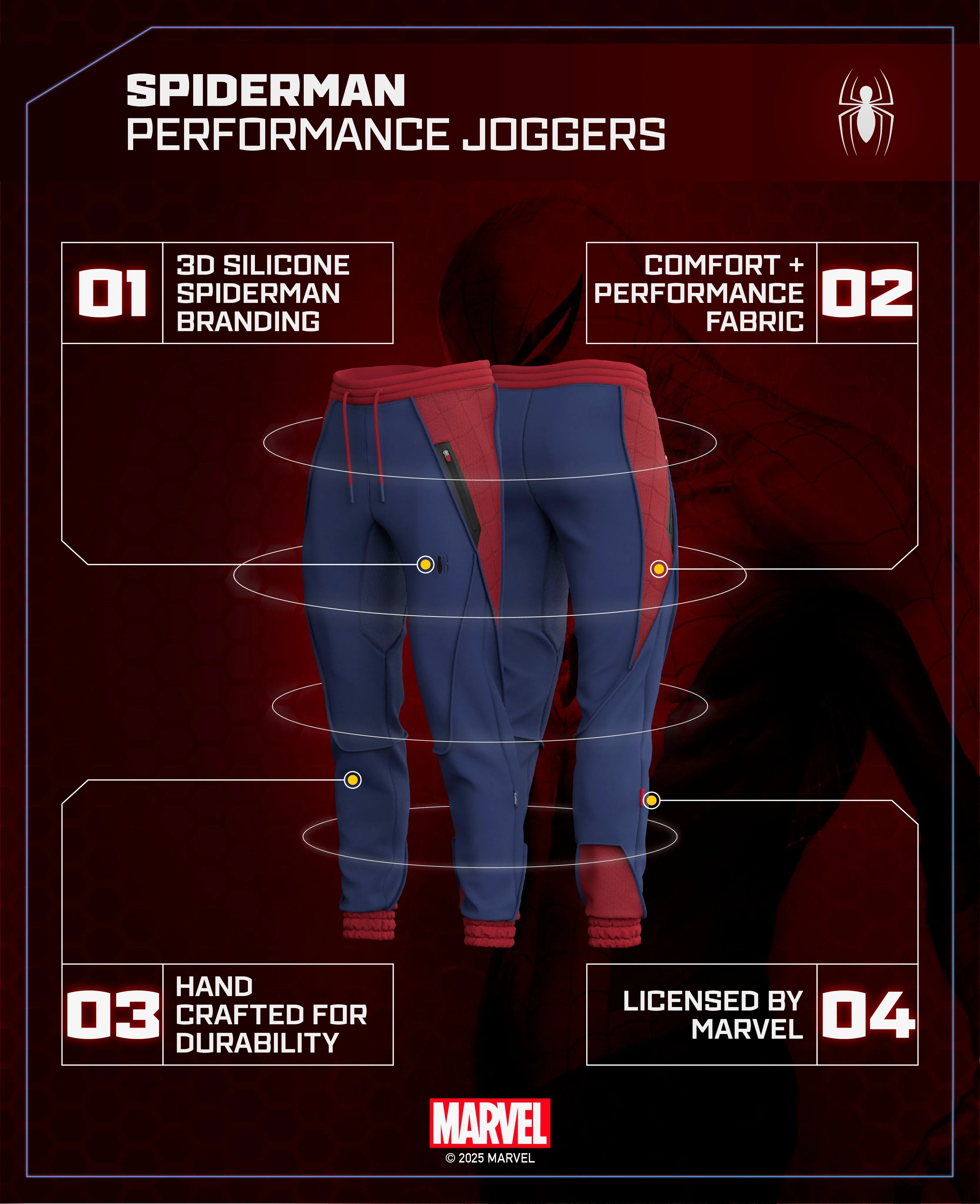 SPIDER-MAN Limited Edition Performance Joggers